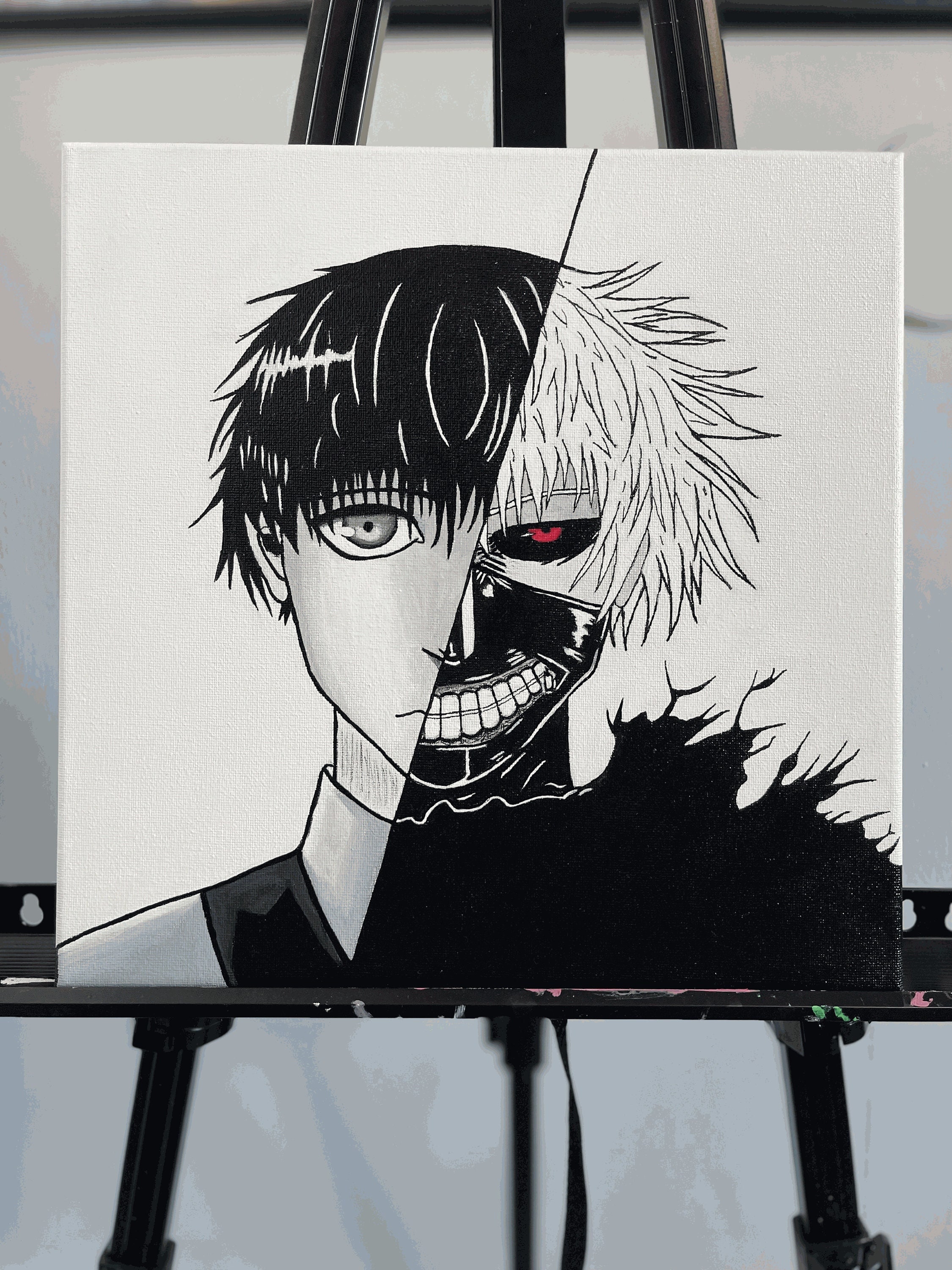 Tokyo Ghoul Anime Wall Art Painting by Rash Jan