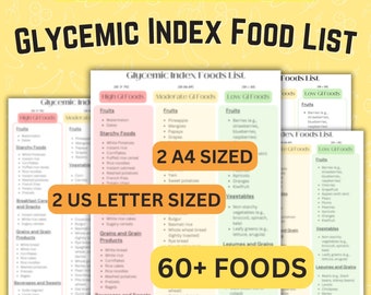 Diabetes Glycemic index list, glycemic food list, high gi foods list, low glycemic list, glycemic foods list, low glycemic gi index list