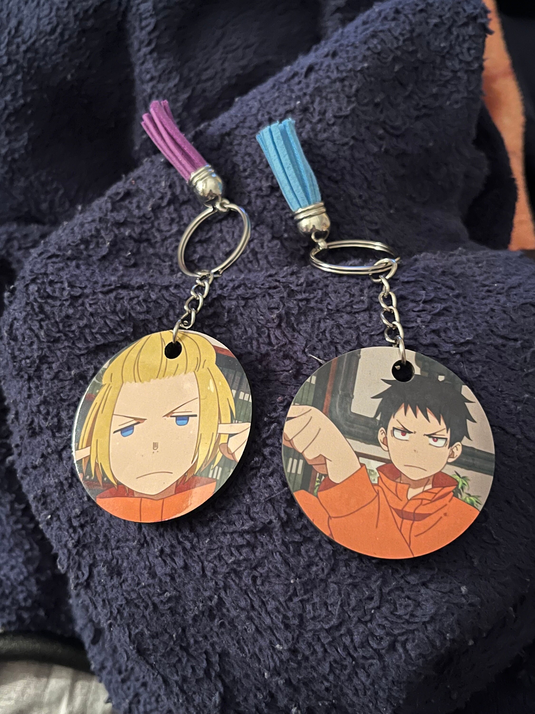 DraggmePartty Fire Force Anime Cute Acrylic Keychain (Free Combination) 