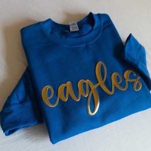 Custom Puff Print Sports Shirt, Puff Print Team Name Shirt, Embossed, Custom School Mascot, Puff School Sports, Sports Shirt, Mascot Shirt