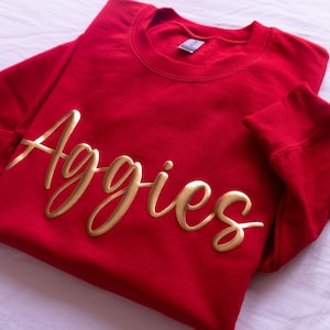 Custom Puff Print Sports Shirt, Puff Print Team Name Shirt, Embossed, Custom School Mascot, Puff School Sports, Sports Shirt, Mascot Shirt