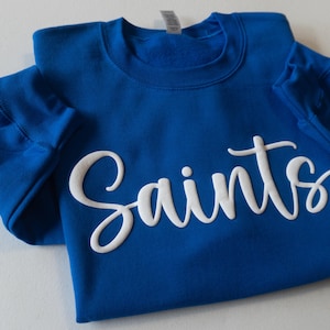Custom Puff Print Sports Shirt, Puff Print Team Name Shirt, Embossed, Custom School Mascot, Puff School Sports, Sports Shirt, Mascot Shirt