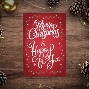 Postal de saludos navideños