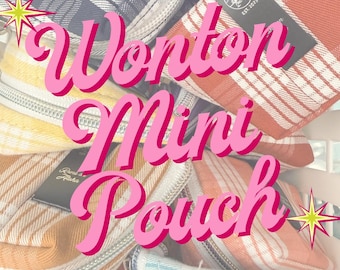 Palaka Mini Wonton Pouch Keychain Pouch