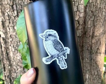 Kookaburra Vinyl Sticker, Waterproof, Glossy, Australiana Decor