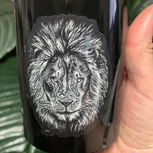 Lion Sticker, Narnia Lion, Aslan Vinyl Sticker, Waterproof, Glossy, Wildlife Decal