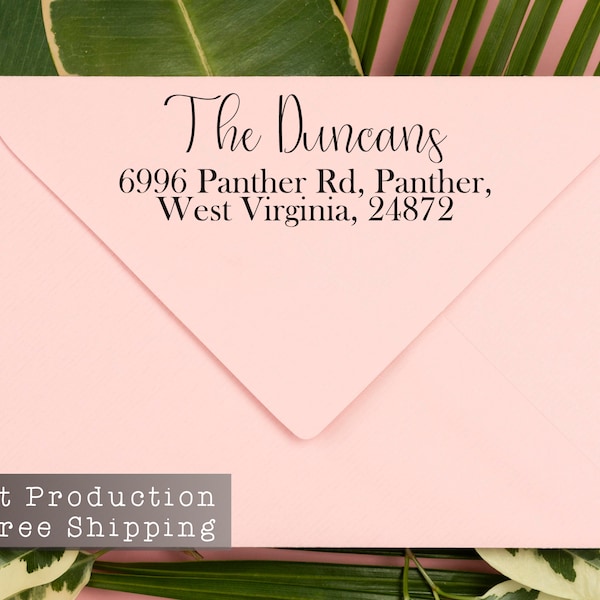 Top Selling Address Stamp | Custom Address Stamp | Personalized Script Address Stamp | Wedding Invite Stamp | Housewarming Gift | 15+ Design