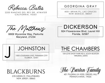 Best Rated Address Stamp | Custom Rubber Address Stamp Self-Inking | Personalized Return Address Stamp