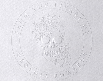 Custom Book Embosser: Personalized Library Stamp, Ex Libris