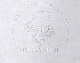 Custom Book Embosser: Personalized Library Stamp, Ex Libris