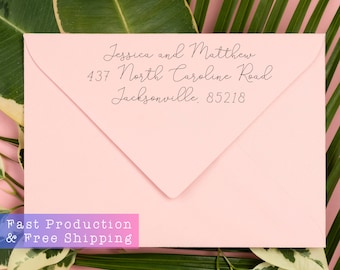 Custom Address Stamp! Premium Self-Inking or Rubber Return Address Stamp!