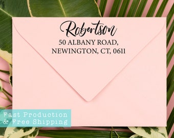 Custom Return Address Stamp, Self-Inking