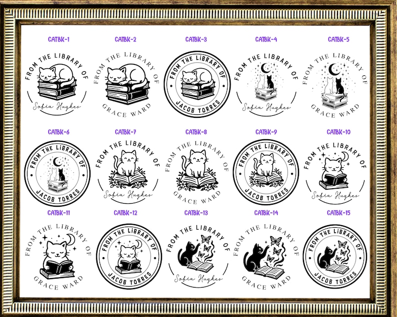 Personalized Book Embosser | Custom From the Library of Book Stamp ...