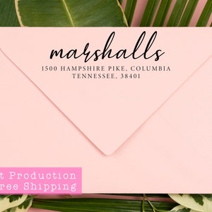 RETURN ADDRESS STAMP, Custom Return Address Stamp, Self Ink Return Address Stamp, Custom Stamp Address, Self Inking Stamp, Custom stamp