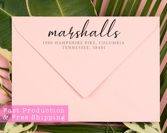 Custom Return Address Stamp: Personalized Self-Inking Stamp