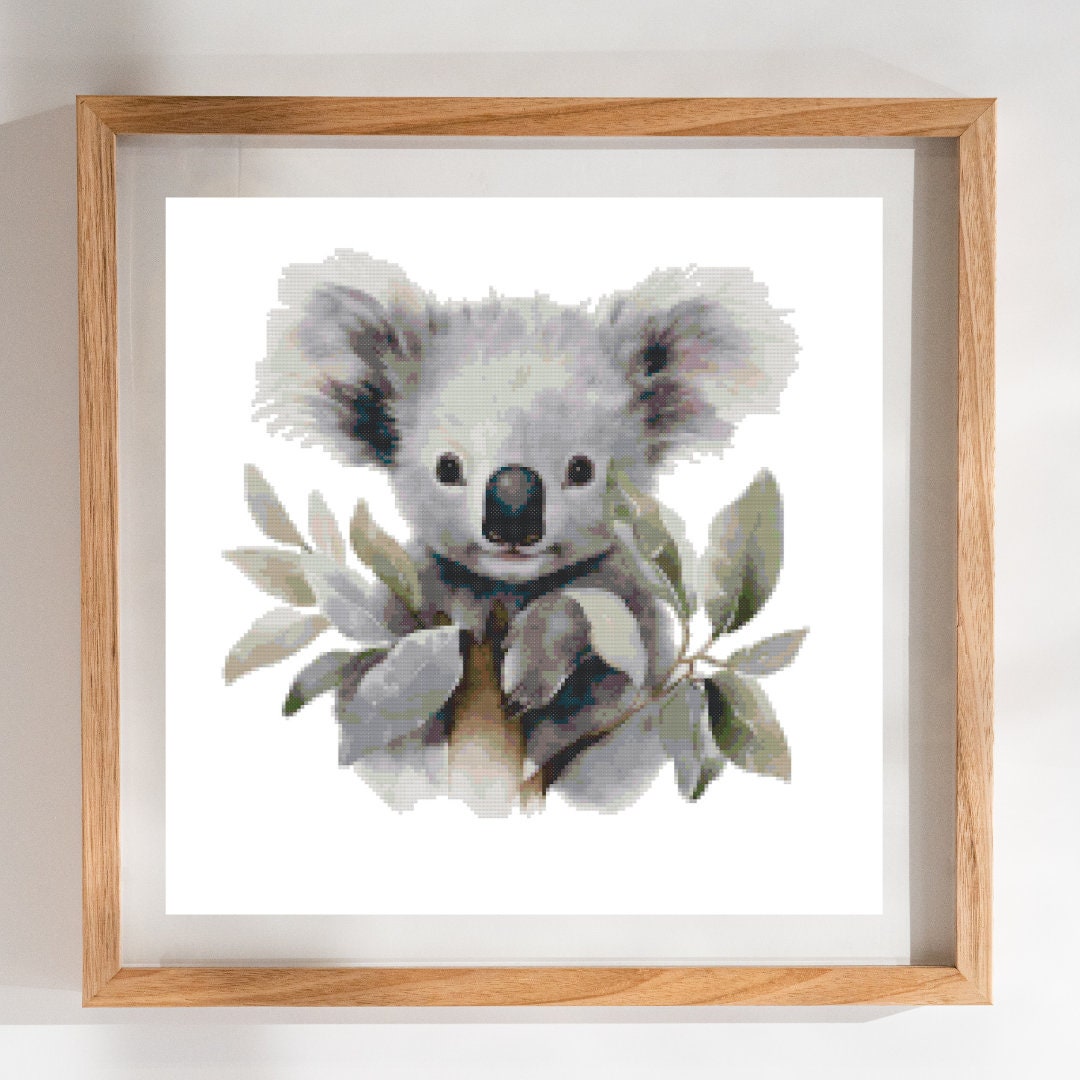  Cute Koala Pattern(1) Diamond Painting Kits Square Drill Cross  Stitch Pictures Wall Art Decor 8x12 : Sports & Outdoors