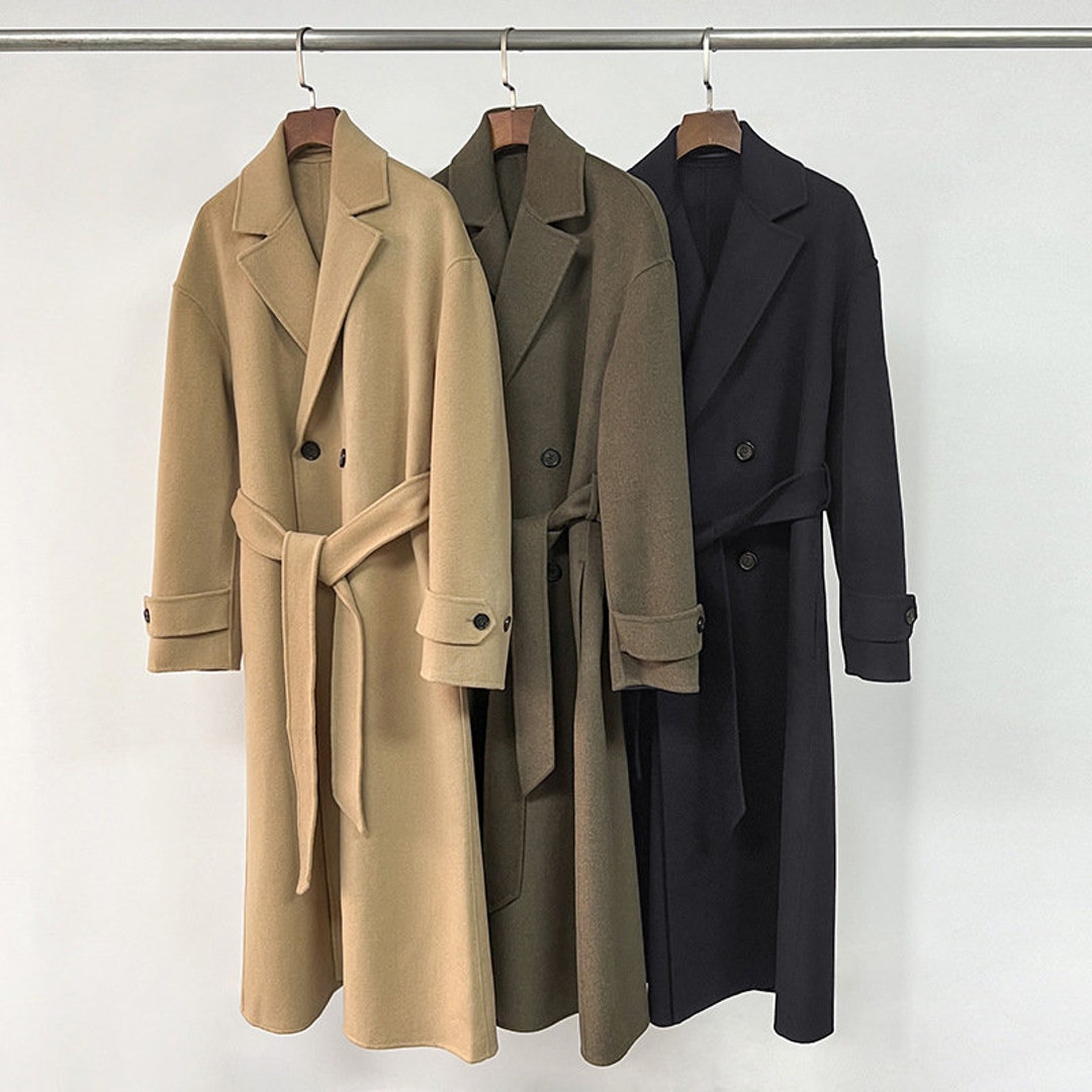 Oversized Reversible Wool Coat main image 1