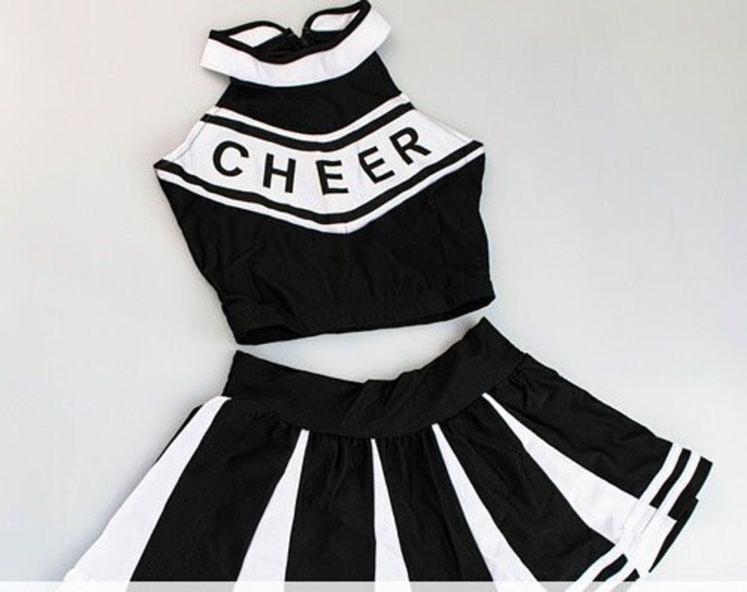 Women's Sexy Cheerleaders Halloween Costume With Letter Etsy
