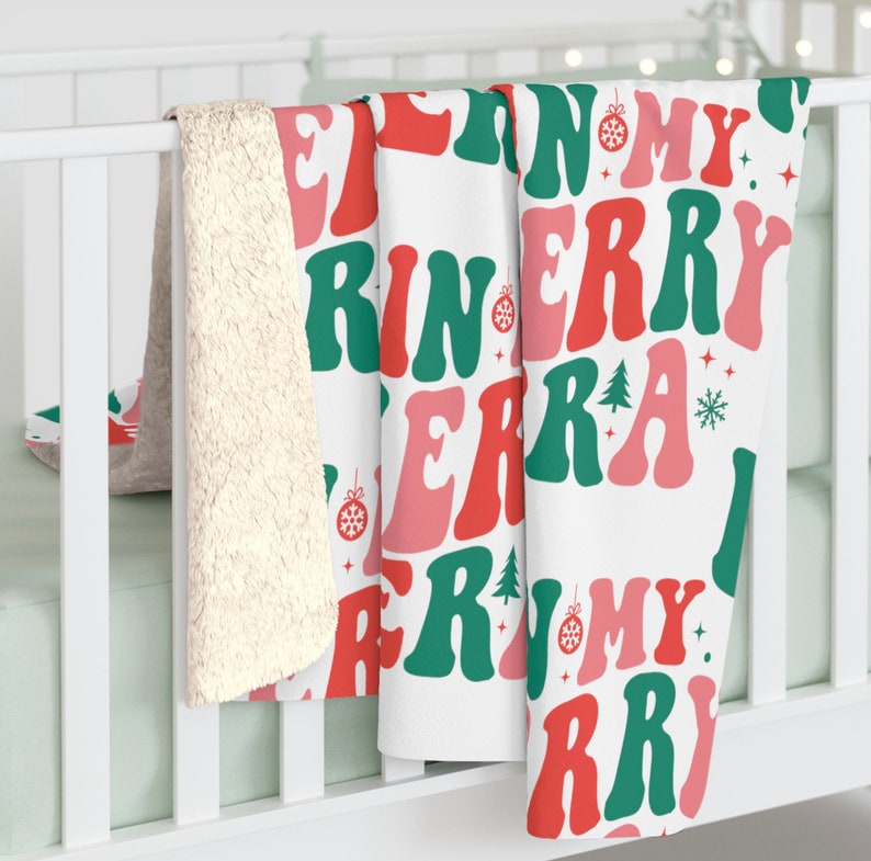 Sherpa Fleece Blanket Gift Christmas Blanket Sherpa Fleece Throw