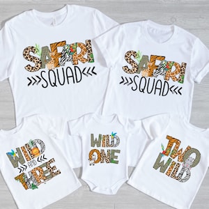 1st birthday outfit Safari birthday shirts 2nd birthday shirt Matching Family Birthday Shirt Safari third Birthday Shirt Safari theme shirt
