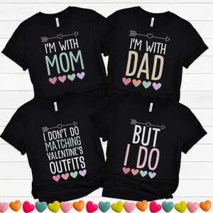 Matching Family Shirts Personalized heart tees family Group Valentine&#39;s Day T-Shirts Matching Valentines Shirts Funny Valentine Tops