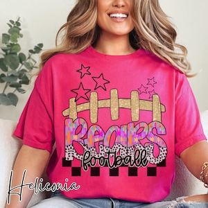 Custom Team Mascot Shirt Preppy Football Mascot Personalized Shirt Spirit Tee for Game Day Cheer Fans School Pride Custom Shirt Football