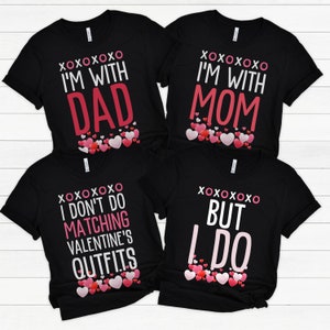 Personalized Matching Family Shirts Valentines tees family Group Valentine&#39;s Day T-Shirts Matching Valentines Shirts Funny Valentine Tops