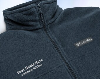 Embroidered jacket Fleece jacket gift Custom outerwear Personalized gift Customized fleece Monogrammed jacket Great Graduation gift