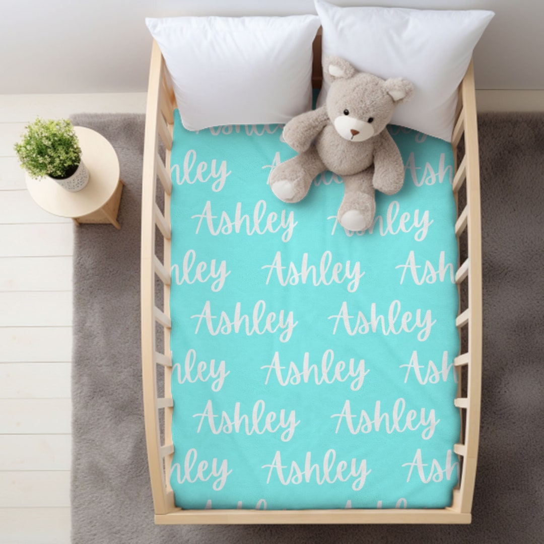 Personalized Custom Blanket Baby Girl Blanket Name Blanket Etsy