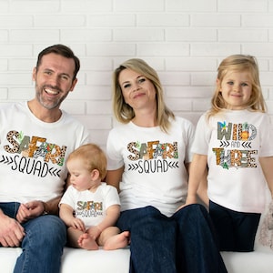 Safari birthday shirts 1st birthday outfit 2nd birthday shirt Matching Family Birthday Shirt Safari third Birthday Shirt Safari theme shirt