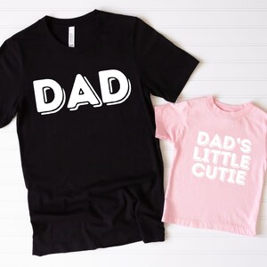 Fathers Day Gifts for Dad Gift from Kids Matching Fathers Day Shirt Dad and Me Matching father and son shirt Daddy Daughter shirt gift idea