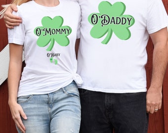 Pregnancy Announcement Shirt St Patricks Day Baby Loading Shirt New Dad Announcement Shirt Couples Matching Mommy Daddy Reveal Maternity Top