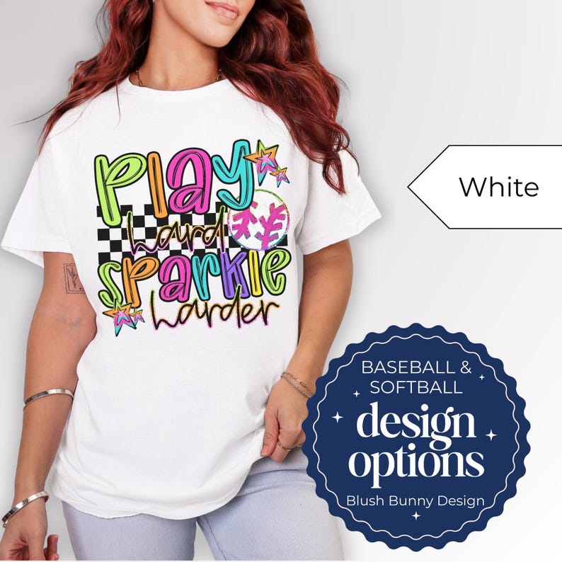 Maglietta per mamma di softball, maglietta per mamma di baseball, maglietta per il giorno della partita con spirito di squadra, mamma della squadra di softball, maglietta per mamma di baseball, maglietta per nonna allenatrice del giorno della partita WHITE