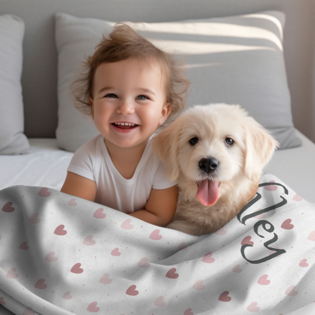 Daughter Blanket Personalized Toddler Blanket Custom Baby Plush Blanket