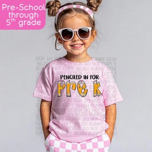 Leuk First Day of School-shirt voor basisschoolmeisje of -jongen Back to School-shirt schooloutfit gepersonaliseerd shirt basisschool
