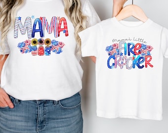 4th of July shirt Mommy and Me shirt matching family patriotic shirt Cute patriotic shirts for kid 4th of July shirts for toddler July 4th