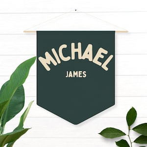 Name banner for kids Customized nursery decor Bedroom wall art Kid room decor Playful room accent Childrens room accessory Custom wall decor