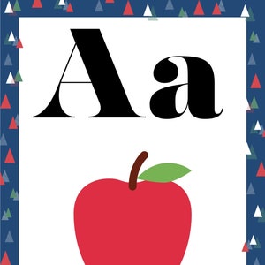 Cartes mémoire de l'alphabet
