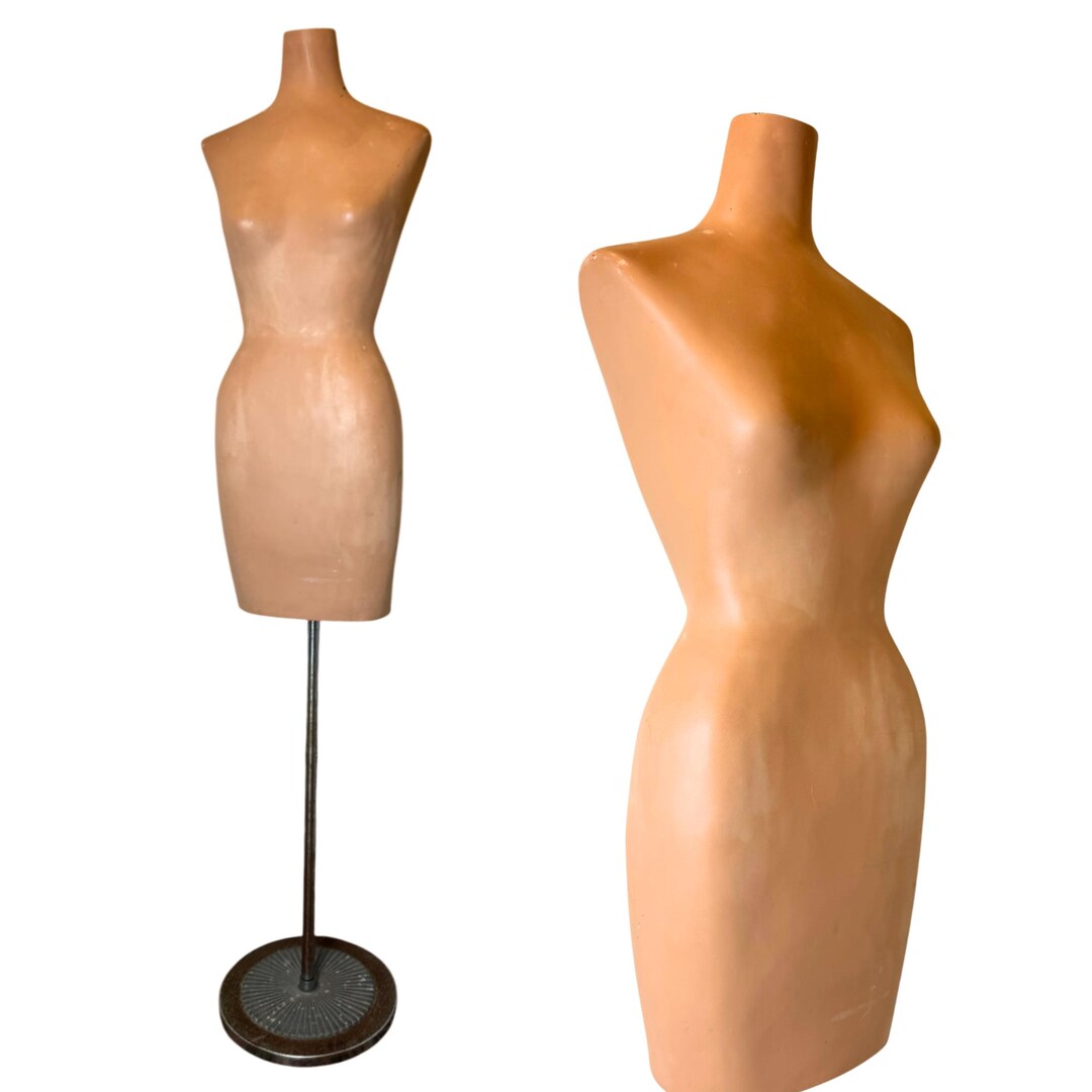 Vintage 1940s Mannequin Dress Form • Store Display Tailor Form ...