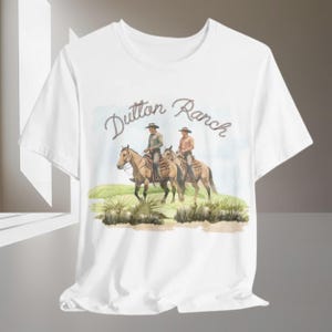 Dutton Ranch T-Shirt Western Tee, Cowboy Ranch Shirt, Vintage Western Aesthetic, Country Rodeo Shirt, Ranch Life Graphic Tee