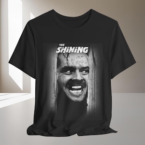 The Shining Horror T-Shirt | Vintage Style Movie Tee | Distressed Graphic Shirt | Stephen King Shirt | Retro Film Fan Tee