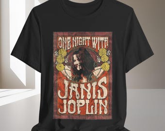 Vintage Janis Joplin Acid Wash Mosquitohead OVP T-shirt - Etsy