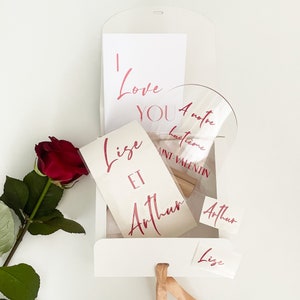 Box personnalisable pour un  Dîner romantique
