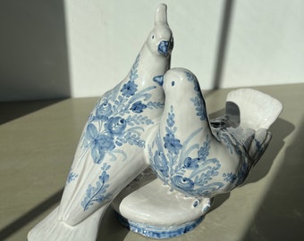 Vintage Meiselman Imports ceramic doves