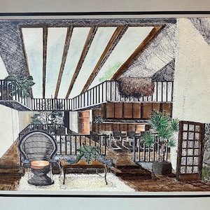 3 fantastici disegni di interior design di metà secolo moderno