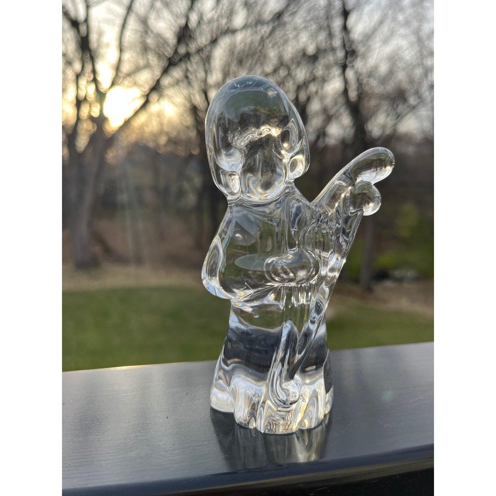 Vintage Marcolin Crystal Glass Angel - Etsy
