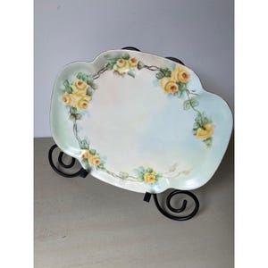 Theodore Haviland early 20th century Limoges France hand decorated platter