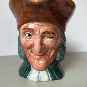 Vintage Royal Doulton Vicar of Bray Toby collectible character jug, large 7&quot;