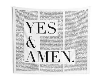 Wall Tapestry with God's Word and Promises