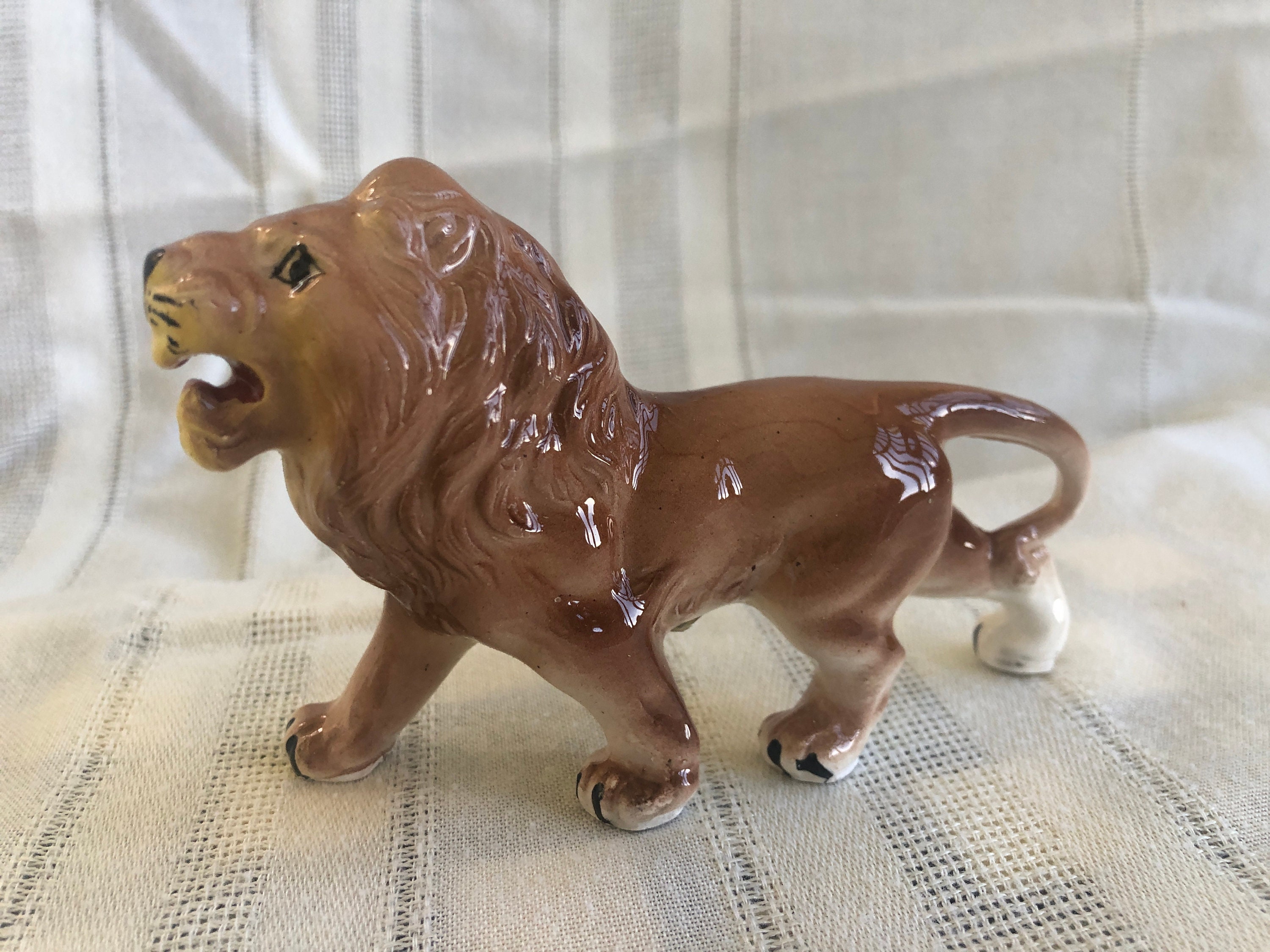 Vintage NORCREST Lion & Tiger, MINT Condition, Vintage Vintage NORCREST Lion & Tiger, MINT Condition, Vintage